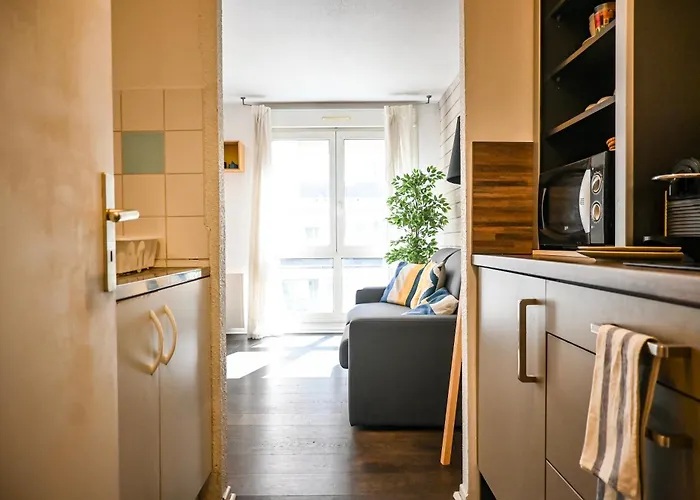 Апартаменты L'osmose - & Cosy - Acces Tram - Commerces A Proximite
